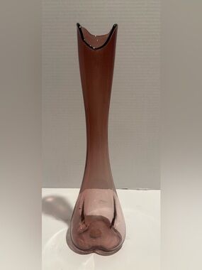 vintage Amethyst glass swung vase - WALES - made in Japan